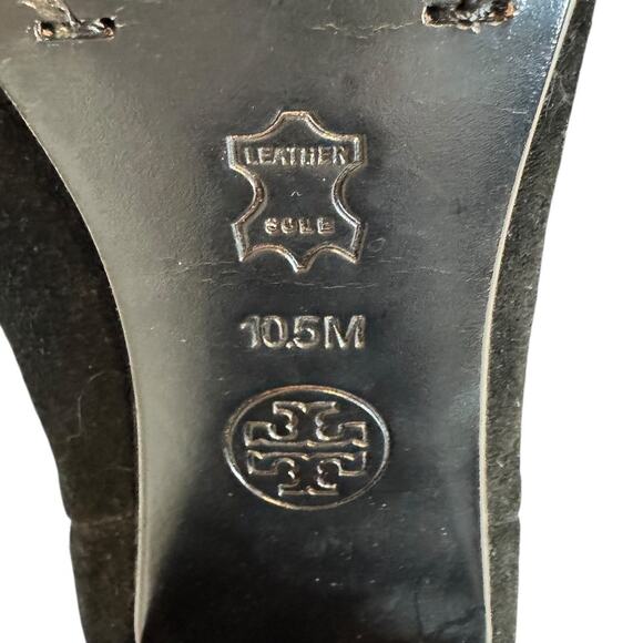 Tory Burch Casual Black Suede Ankle Boots Size 10.5 - Picture 11 of 11